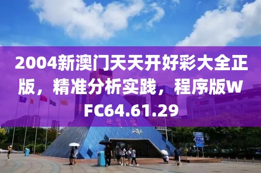 2004新澳门天天开好彩大全正版，精准分析实践，程序版WFC64.61.29