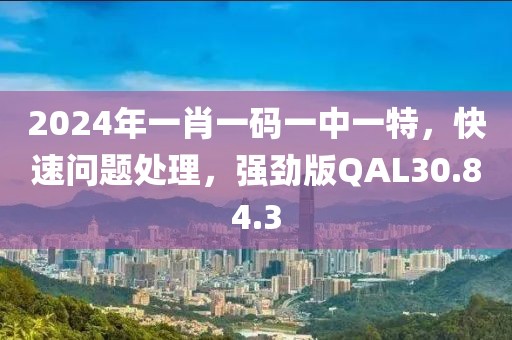 2024年一肖一码一中一特，快速问题处理，强劲版QAL30.84.3