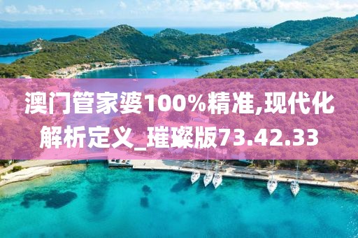 澳门管家婆100%精准,现代化解析定义_璀璨版73.42.33