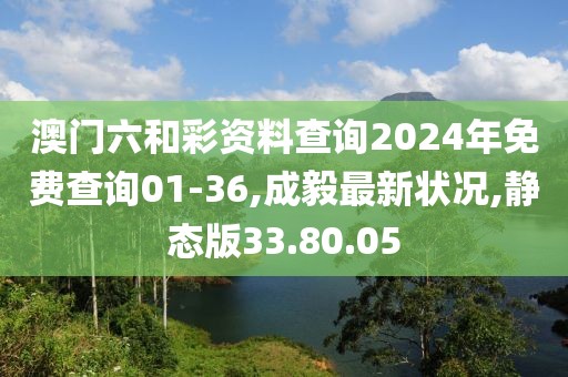 澳门六和彩资料查询2024年免费查询01-36,成毅最新状况,静态版33.80.05