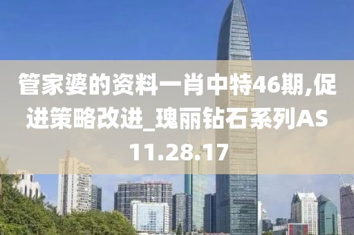 管家婆的资料一肖中特46期,促进策略改进_瑰丽钻石系列AS11.28.17