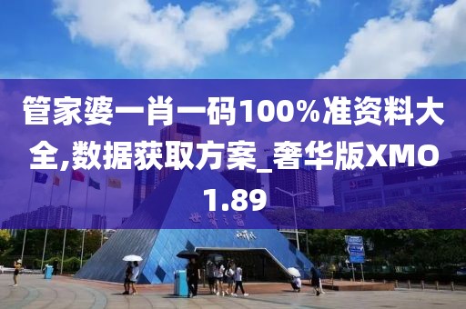 管家婆一肖一码100%准资料大全,数据获取方案_奢华版XMO1.89