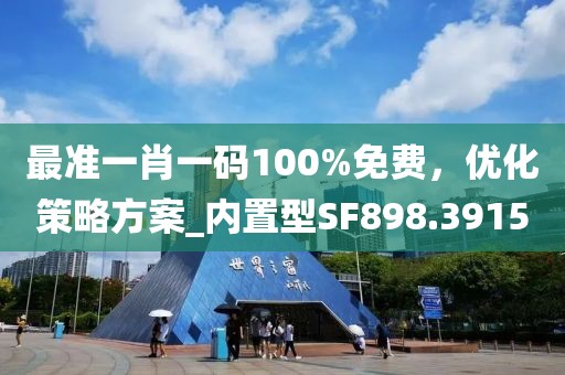 最准一肖一码100%免费，优化策略方案_内置型SF898.3915