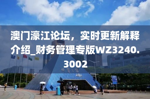 澳门濠江论坛，实时更新解释介绍_财务管理专版WZ3240.3002