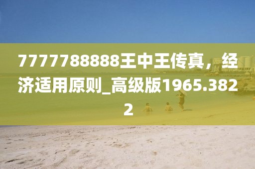 7777788888王中王传真，经济适用原则_高级版1965.3822