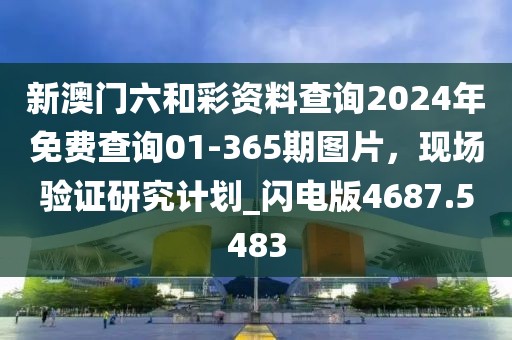 新澳门六和彩资料查询2024年免费查询01-365期图片，现场验证研究计划_闪电版4687.5483