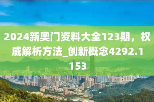 2024新奥门资料大全123期，权威解析方法_创新概念4292.1153