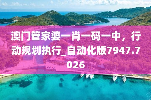 澳门管家婆一肖一码一中，行动规划执行_自动化版7947.7026
